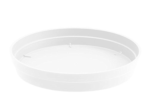 Soucoupe Ø 28 cm pour pot Ø 40 cm - Blanc - Eda