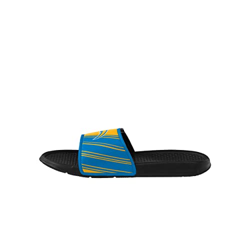Image of FOCO mens NFL Team Logo Legacy Sport Slide Sandals