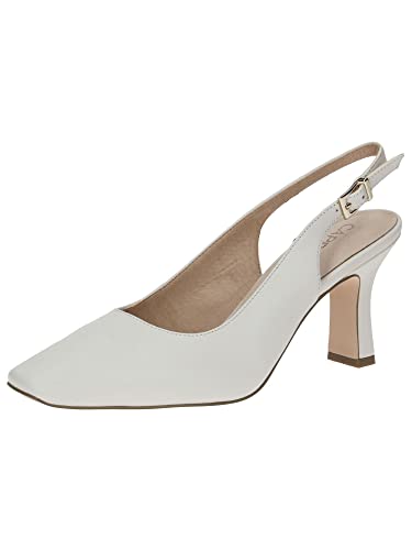 Caprice Damen 9-9-29609-20 Pumps Sling, Offwhite Nappa, 39 EU