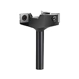 [CORTE EFICIENTE] Esta broca fresadora para cepilladora es ideal para aplanar, renovar o alisar la superficie superior de losas de madera. El diseño de 3 alas, con un diámetro de corte 60 mm más grande, es perfecto para una rápida eliminación de material en grandes áreas dejando un excelente acabado en la superficie.
