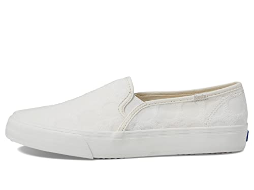 Image of Keds Womens Double Decker Canvas Slip On Sneakers Shoes Casual - Black