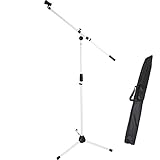 KC マイクスタンド ブーム&ストレート兼用 MBCS-02/WH ホワイト x 6本セット