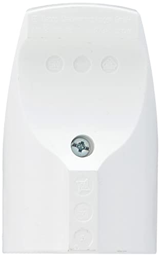 Kopp Schutzkontakt-Kupplung, Kunststoff, IP 20, bruchfest, für Kabelquerschnitt bis 3 x 1,5 mm², 250 V, rein-weiß, 183229001