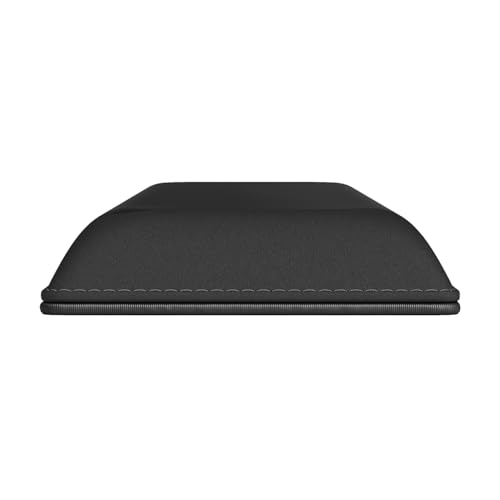 Glorious Gaming Padded Keyboard Wrist Rest (TKL 25mm Thick) - Anti-Fray Stitched Edges, Smooth Cloth Surface, Anti-Slip Rubber Base, Medium Firmness, 360 x 100 x 25mm - Black