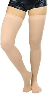 Thigh High Bridal Nylon Stockings For Women-image-29