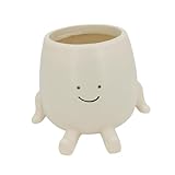 [Matériau en résine] Ce pot de fleurs est fabriqué en résine de haute qualité, fiable, légère et durable, incassable, résistante Pour aux intempéries et adaptée à une utilisation en intérieur comme en extérieur