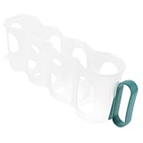 IWOWHERO Kühlschrank Organizer Getränkedosenhalter Bpa frei Transparente Aufbewahrungsbox für...