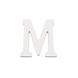 Arte infinita - Letras y números de madera alfabeto para decoración 15 cm (M)