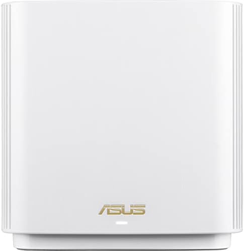 ASUS ZenWiFi XT9 AX7800 Tri-Band WiFi6 Mesh WiFiSystem (2Pack), 802.11ax, up to 5700 sq ft & 6+ Rooms, AiMesh, Lifetime Free Internet Security, Parental Controls, 2.5G WAN Port, UNII 4, White
