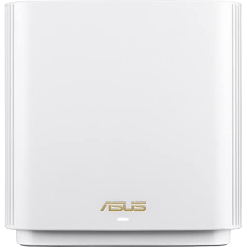 ASUS ZenWiFi XT9 AX7800 Tri-Band WiFi6 Mesh WiFiSystem (2Pack), 802.11ax, up to 5700 sq ft & 6+ Rooms, AiMesh, Lifetime Free Internet Security, Parental Controls, 2.5G WAN Port, UNII 4, White
