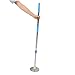 PartyKindom Detachable Rotary Mop Pole Reinforced Handle with Telescopic Design Easy to Use for All Floor Types Includes Rotating Feature for Enhanced Convenience