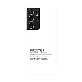 artboxONE Premium-Case Handyhülle für Samsung Galaxy S21 Ultra Printer Quote von Orara Studio