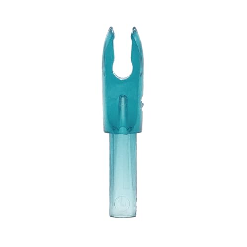 Bohning F Nock - Lot de 12 tiges .166 (4 mm, VAP, Nano, Micro), bleu sarcelle