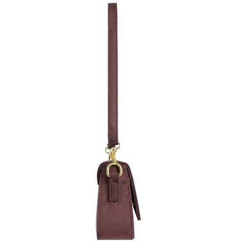 Image of Amszke Shoulder Bag for Women Y2K Crossbody Purse PU Leather Underarm Handbag 2 Adjustable Strap for Daily Commute Travel