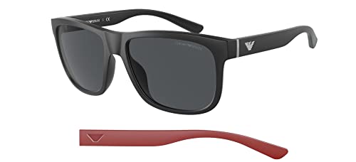 Emporio Armani Men's Ea4182u Universal Fit Square Sunglasses