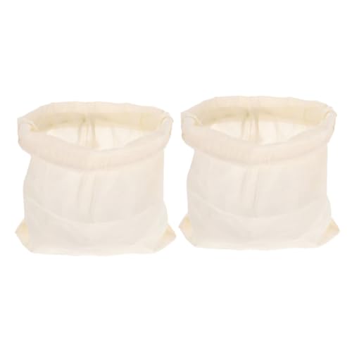 Hemobllo Lot De 2 Sacs Filtrants Réutilisables Pour Lait De Noix Sachets Pour Yaourt Sachets En Tissu Pour Filtrer Les Aliments Sachets Réutilisables Pour Lait De Noix Sachets Pour