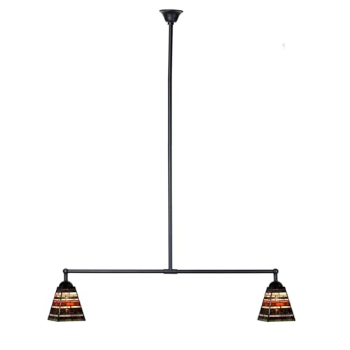 Lampe style Tiffany 2 lumières pour sublimer un coin sombre