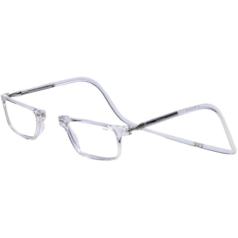 Clic Magnetic Reading Glasses for Men or Women, Computer Readers, Executive (M-XL, Clear, 1.50 Magnification) Cover