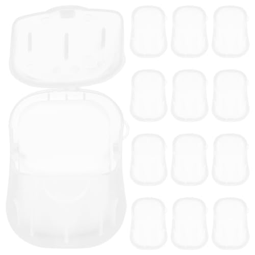 20 Boxes Portable Travel Soap Sheets, 20 Sheets Box, White Soap