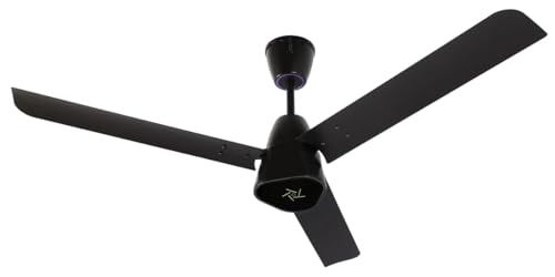 Image of EcoLink AiroGeometry Smart Ceiling Fan | Coffee Brown Finish | Wi-Fi & App Controlled | High-Speed Energy Efficient Fan | Modern 3-Blade Design for Smart Homes & Offices | Pack of 1