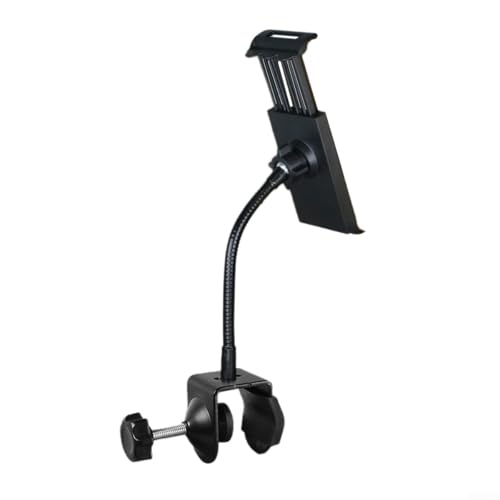 FACAIIO Soporte de montaje para tablet diseñado para músicos que utilizan micrófonos con ajustes prácticos (abrazadera de tableta)