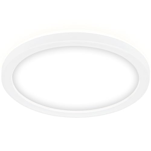 BRILONER - LED Deckenlampe mit indirektem Licht, flach, neutralweiße...