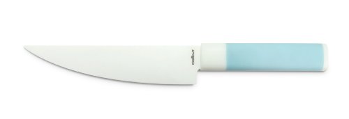 COOKUT CC18BC Keramikmesser, Silikon, 18 cm, himmelblau