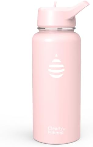Clearly Filtered Water Bottle | Removes 220+ Contaminants, Double...