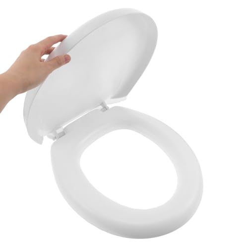 Abattant WC rembourré en EVA blanc de forme U avec fermeture douce
