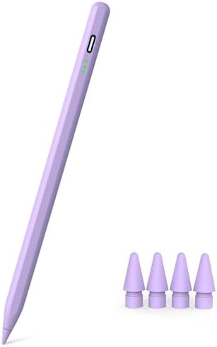 Varkda Lila Stift für iPad (2018–2026) – Hochpräzise, 2-fache Schnellladung | Kompatibel mit iPad 6.–11. Gen (A16), iPad mini 5/6/7, iPad Air 3.–6. Gen (M2/M4), iPad Pro 11/12,9"1.
