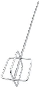 QEP 4.8 in. H x 4.8 in. W x 23 in. L x 0.4 in. Dia. Steel Grout Mixing Paddle 1 pk