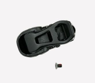 【FLUX BINDING】フラックス アンクルラチェットバックル ビス付き バインディングパーツ ビンディング 足首用 部品 ブラック 1個 FSP1242