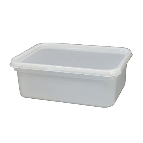 We Can Source It Ltd – 2L Reusable Ice Cream & Food Storage Containers with Lids – Stackable, Airtight, Freezer & Dishwasher Safe – Perfect for Meal Prep, Kitchen Organization – Pack of 60