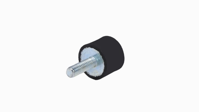 4 Supports Anti-vibration M3 8x8 - En Caoutchouc - Pour Moteurs, Compresseurs, Pompes - Réduction Bruit