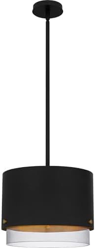 Quoizel Elio 3-Light Matte Black Pendant Light