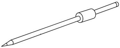 DeVilbiss GTI44912 Fluid Needle with 1.2mm Fluid Tip