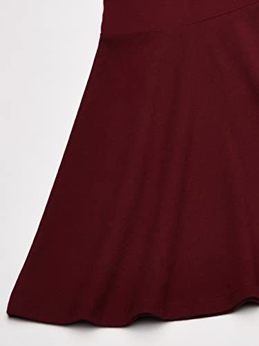 The Children's Place Girls Short Sleeve Pique Polo Dress, Drop Waist, Rubine Single, X-Large US3