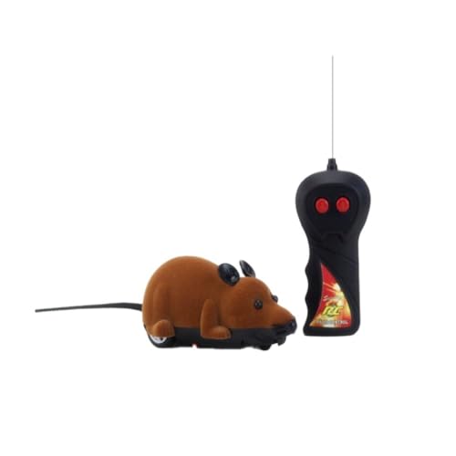 リモコン付き電動マウスおもちゃ インタラクティブなぬいぐるみ 猫のいたずら ティーザーマウスおもちゃ 犬 ペットとの交流遊び 猫