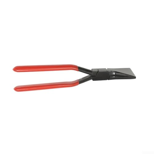 Niceminiwall Alicates plegables de chapa de acero de alto carbono, herramienta de doblado de 180°/90°/45°, herramienta de mano automotriz, mango antideslizante, diseño de mandíbula paralela recta (180