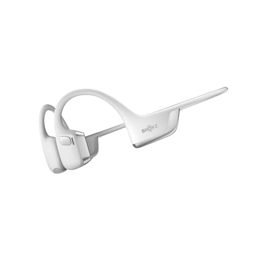 SHOKZ Casque à Conduction Osseuse OpenRun Pro 2, Écouteurs sans Fil Bluetooth 5.3, Microphones Réducteurs de Bruit, Étanchéité IP55, 12h d'Autonomie, Charge Rapide USB-C, Argent