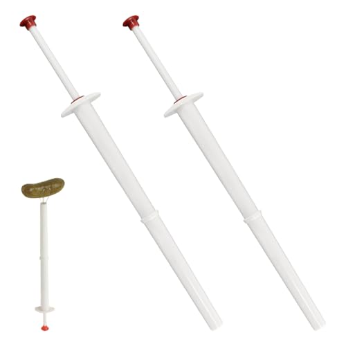 Multifunktionales Gurken- und Zwiebelgreifer, Zwiebelgabel, Gurkengabel, Gurkengabel-Set für Konserven, Gurken, Zwiebeln und Grillen, perfekt für Picknicks, Grillabende und Küche, 2 Stück