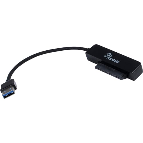 INTER TECH K104A Cable Adaptador USB 3.0 a S-ATA 15pin+7pin Negro