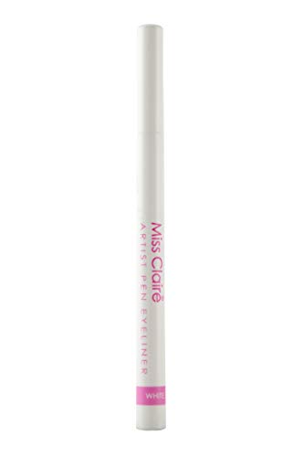 Miss Claire Artist Pen Eyeliner, Blanco, 1 ml miniatura 2