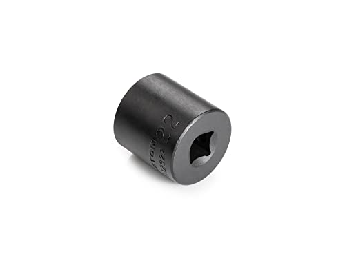Image of TEKTON 3 /8 Inch Drive x 22 mm Shallow 12-Point Impact Socket | SID12322