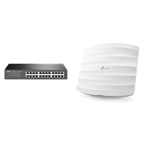 Image of TP-Link 24-Port Gigabit Ethernet Unmanaged Switch | Plug and Play | Desktop /Rackmount | Fanless | 10