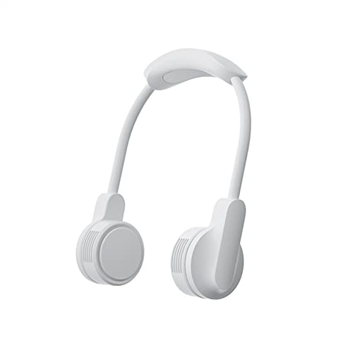 Ventilador Cuello, Refrigeración/calefacción de semiconductores,Recargable Mini Ventilador USB Ventiladores Sin Aspas Manos Libres con 3 Velocidades para Office Outdoor Travel Cover
