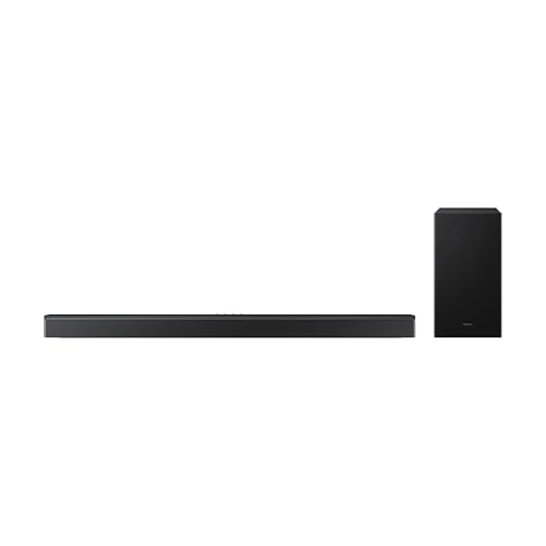 Samsung B-series Soundbar B750F 5.1 ch Subwoofer 5.1ch Sound Q-Symphony Dolby Audio 5.1ch / DTS Virtual:X Adaptive Sound HW-B750F/SA (2025 - KSA Version)