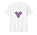 Photo Gallery cuore minimalista disegnato a mano viola vintage in bianco maglietta Photo Gallery cuore minimalista disegnato a mano viola vintage in bianco maglietta