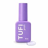 TUFI Profi Slim Base – Transparentes Rubber Base Gel für Gelnägel, Haftgel Primer & Base Coat, Dünnflüssig für UV Gel, Polygel & Aufbaugel, 10 ml