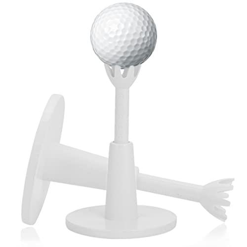 Golf-Range-Tees-Golf-Ajustable-de-Plastico-Blanco-Tees-Durable-Practice-Training-Golf-Tees